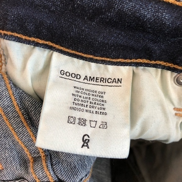 Good American Good Waist Lace Up Ribbon Skinny Jeans - Picture 7 of 7